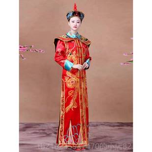 高档古代清朝官服宫男廷古皇后皇帝袍大装臣龙太监侍卫兵服演出服