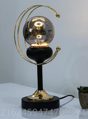 高档台灯床头现代浪简约创意室漫时尚卧欧ins网红台北灯触摸LED起