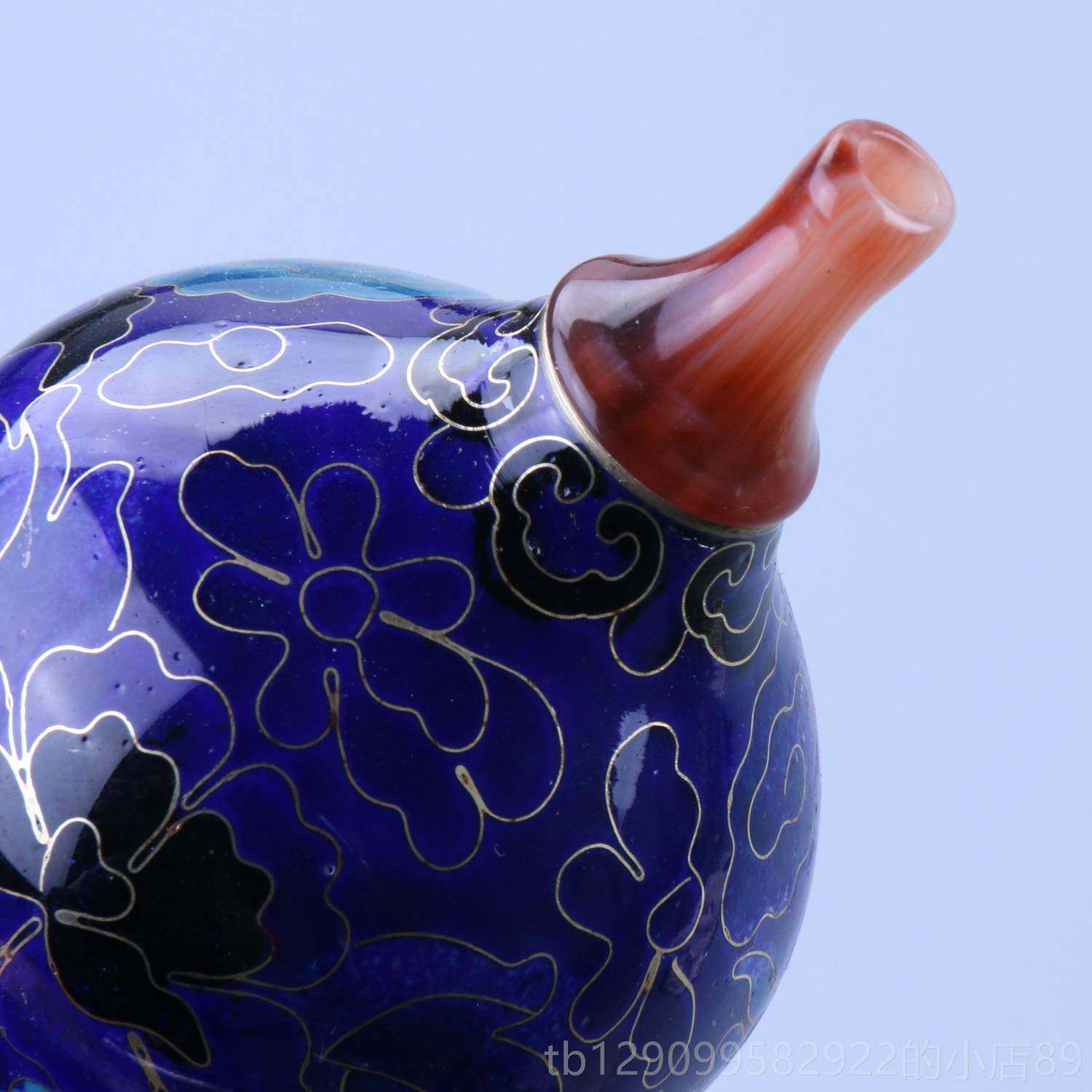 正品蓝 孔雀族 专业演奏学习 C7调降B调黑檀木管景泰蓝葫芦丝孔民