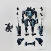 正品 JYTOY暗钢骨机甲兵人可源动变形玩塑具机器人成品料模O型Figu
