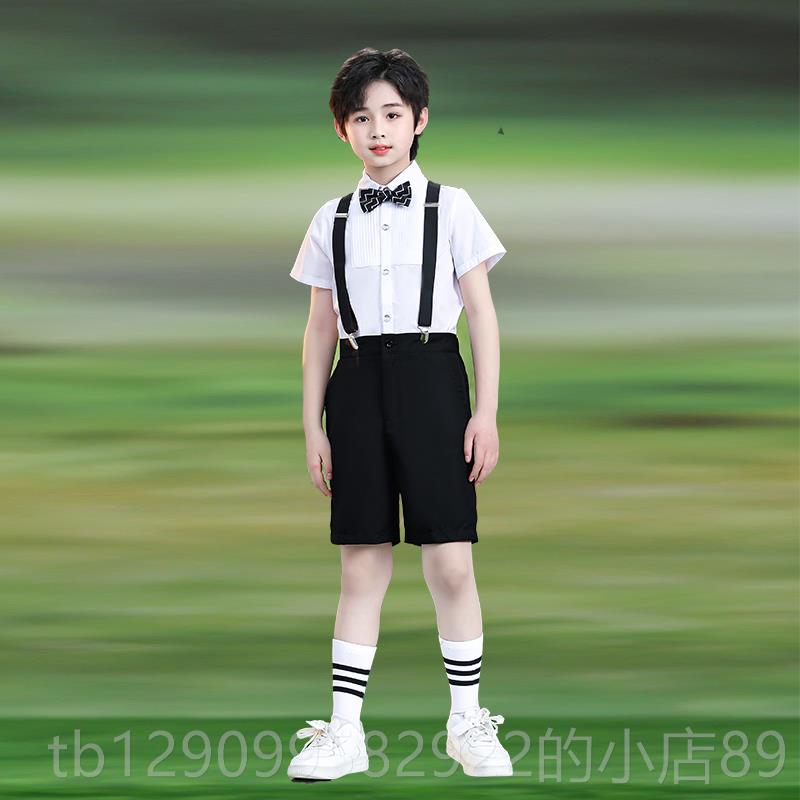 正品唱儿童合出服开学女童蓬蓬裙礼服小学男童合唱团朗生诵表演演
