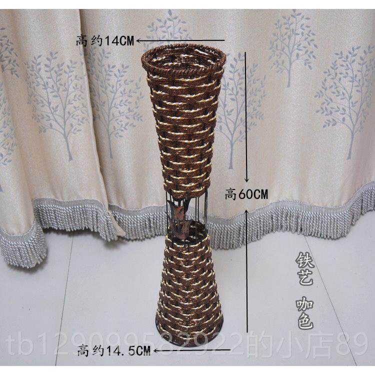 正品艺60CM木桶 铁花器花花槽花桶瓶家复古欧式插花桶居装饰摆放