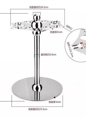 不锈钢杯架可旋转YBP-9628倒挂高脚杯架单双红层吊杯酒悬架酒吧挂