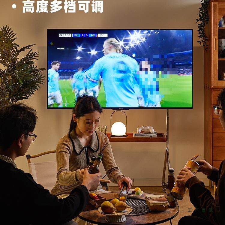 型实木移动电视支架客厅小户电视视柜985中可古风落地电机架推车