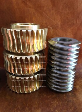 无锡机床厂 M11100 M11200 M10200铜蜗轮涡轮蜗杆 无心磨床配件