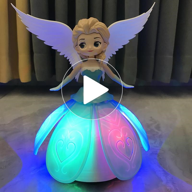 女孩子玩具会跳舞的公主一至二岁女宝宝早教儿童玩具三周岁娃电动