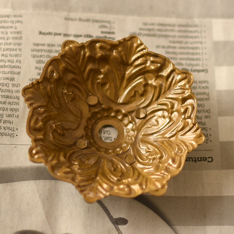 法式流苏台灯全黄铜底座欧式铜灯配件陶瓷瓶花盖模具压铸六角铜盘