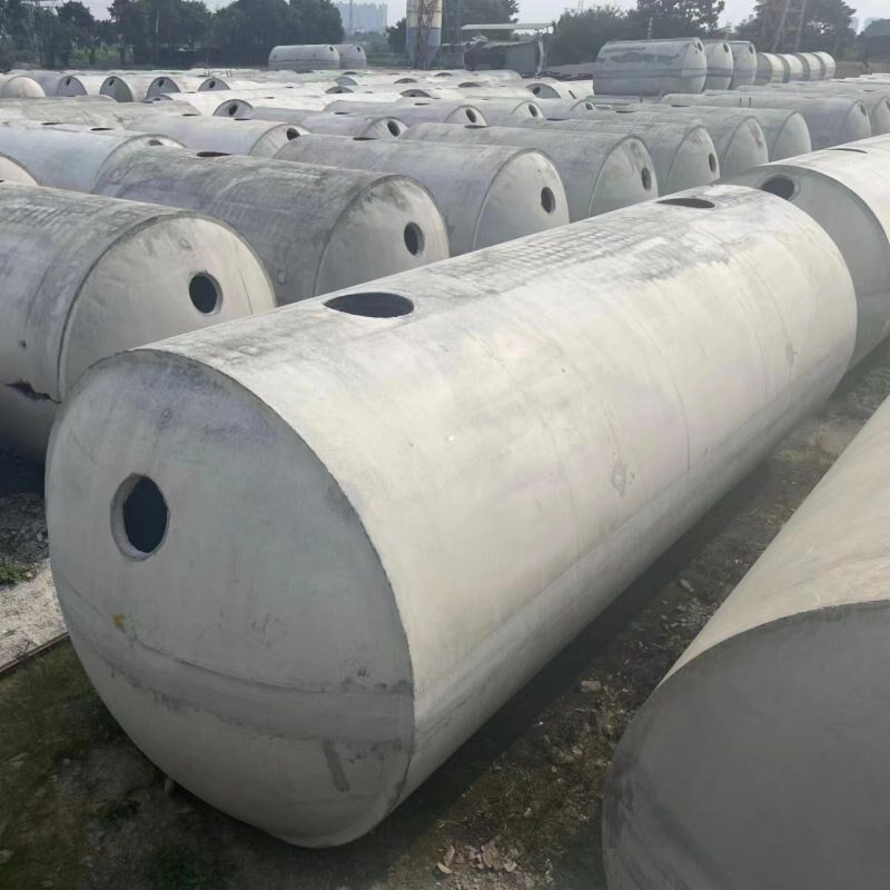 混凝泥土一体式化粪池2/4/6/9/12/16/20/30/40/50/70/100/立方/吨