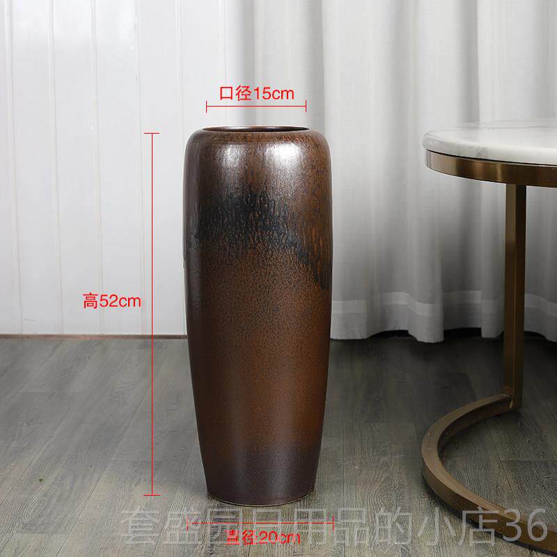 正品景德镇陶瓷插瓶干花地水养翡翠花插绿落花瓶三件套酒店餐厅软