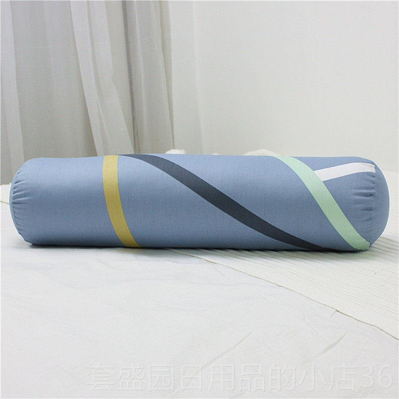 正品全棉孕长条圆枕头可拆洗上儿童卡通妇床柱睡觉抱枕床头靠枕糖图片