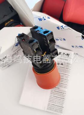 原装伊顿穆勒红色停按钮开关KOMM22-PV-K01拉提复位M22-急V-K11PK
