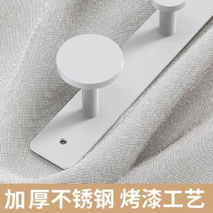 超长款上挂钩5cm厚MJ-4689免门儿童房门后衣服挂衣门架打孔无衣痕