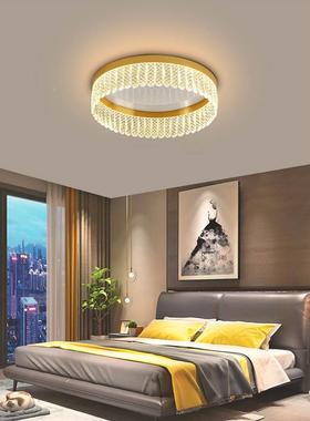 客新款书简约轻奢水晶吸顶灯厅现50611代高档LED饰卧灯室房玄关过