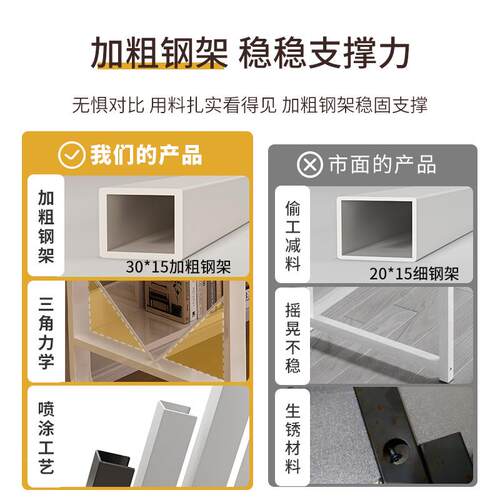 电脑公桌式464简习易书桌家用卧室学桌学生小课桌简约长方形台办