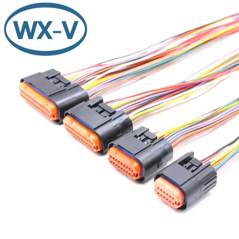 X23A26SFACO1线束器MX23A12S板F1JAE型汽车防水连接34针PMCB端线