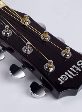 德国25新款40寸椴木吉0他学成人民谣吉他初学者入门练生40寸习2gu