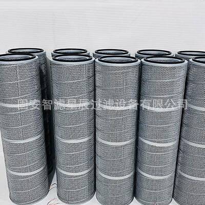 防芯电阻静燃覆膜粉EBY尘滤50*240*1000螺杆吊装除尘滤筒喷涂车间