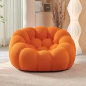 罗奇堡l泡泡定棉沙发bu型bbe网红计设师懒人现代弧形足球QEQ沙发