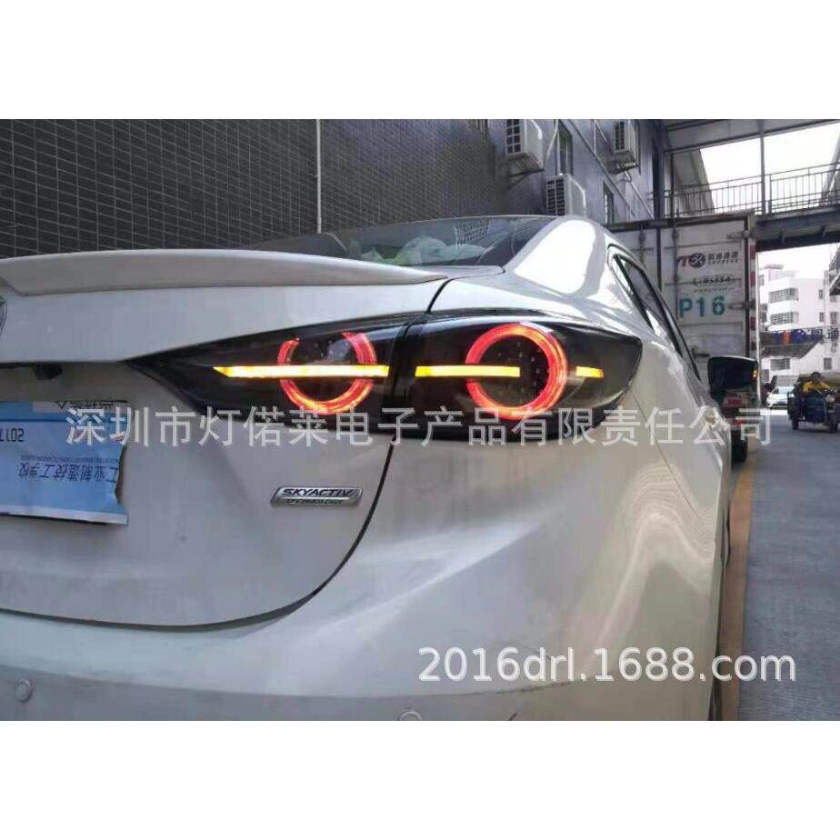 三厢车201汽车4~2昂016马3后昂科赛拉灯LED杠灯克赛拉刹车尾灯