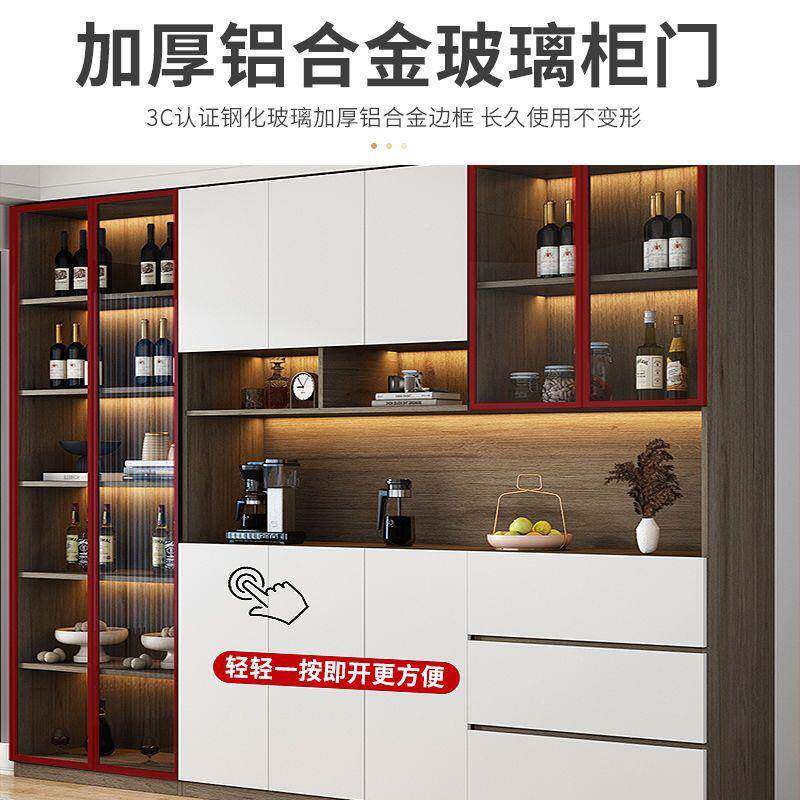 实木餐边柜储物DIY高柜一子体靠墙收简约客厅轻奢柜置纳物柜酒柜