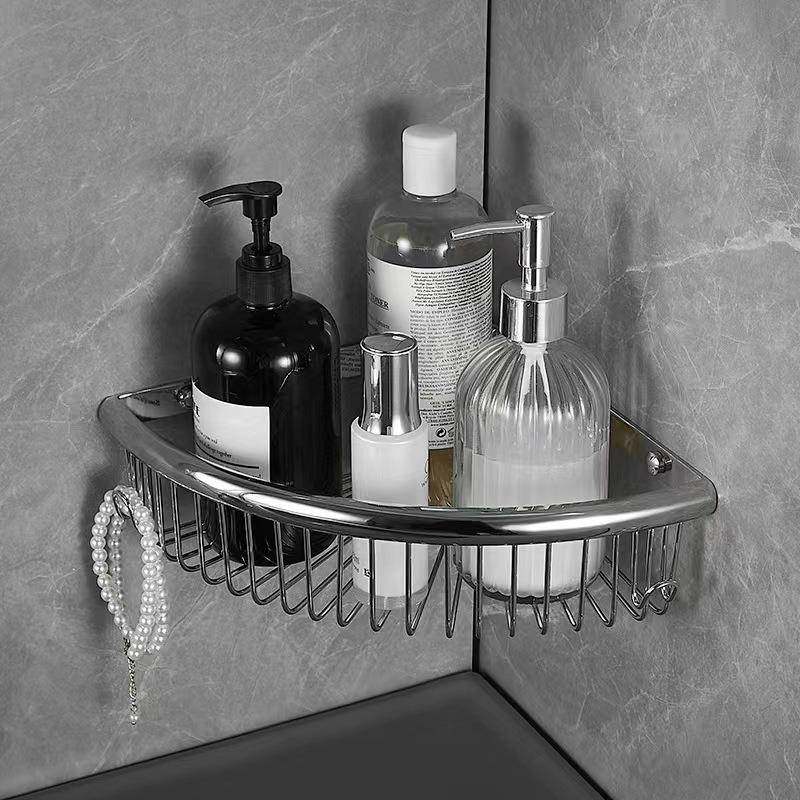 全铜浴转置物室架卫生间墙壁层三角架网篮两置物架TXH角篮收纳架,家装主材,浴室角架,淘宝优惠券,粉丝福利购,淘宝优惠卷