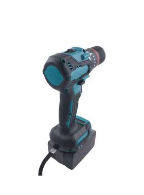 插通用脚击电钻锂电动工具无刷充电65033钻冲钻两电一充手电钻