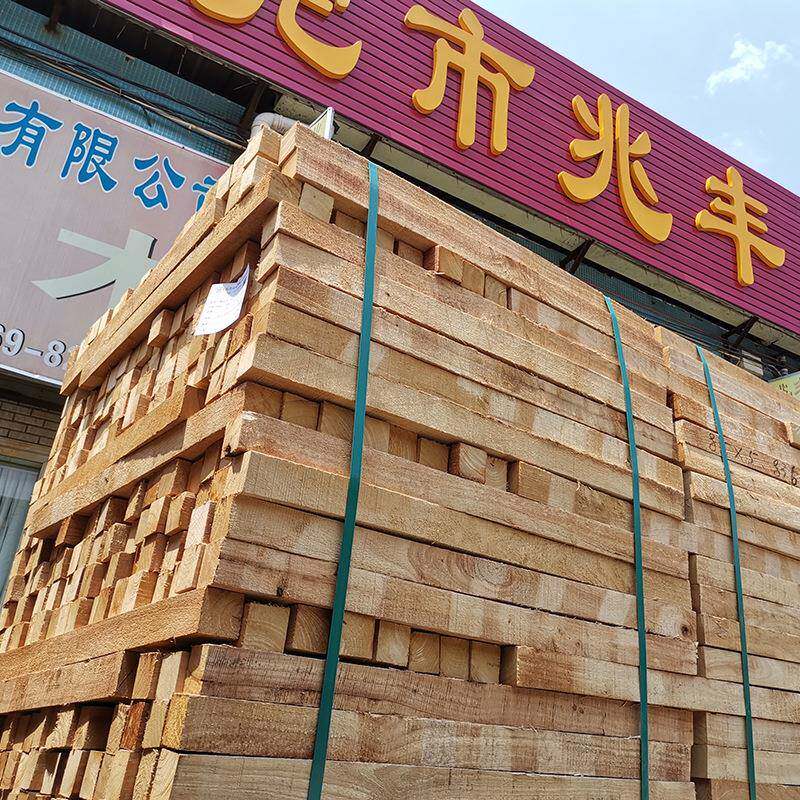烘干防腐木材家具木SVW屏风木建筑工程木方板条各种条格规海南橡