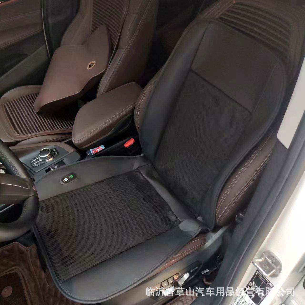 夏季汽车通风垫制冷座椅垫坐冷风透气三治网布201散热垫凉1明2V