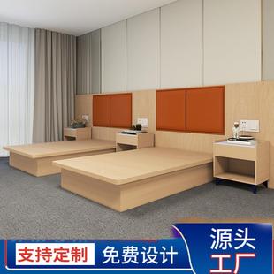 酒店客房床连锁家.具床.标间民宿床单双人宾馆酒店15米用宾馆专床