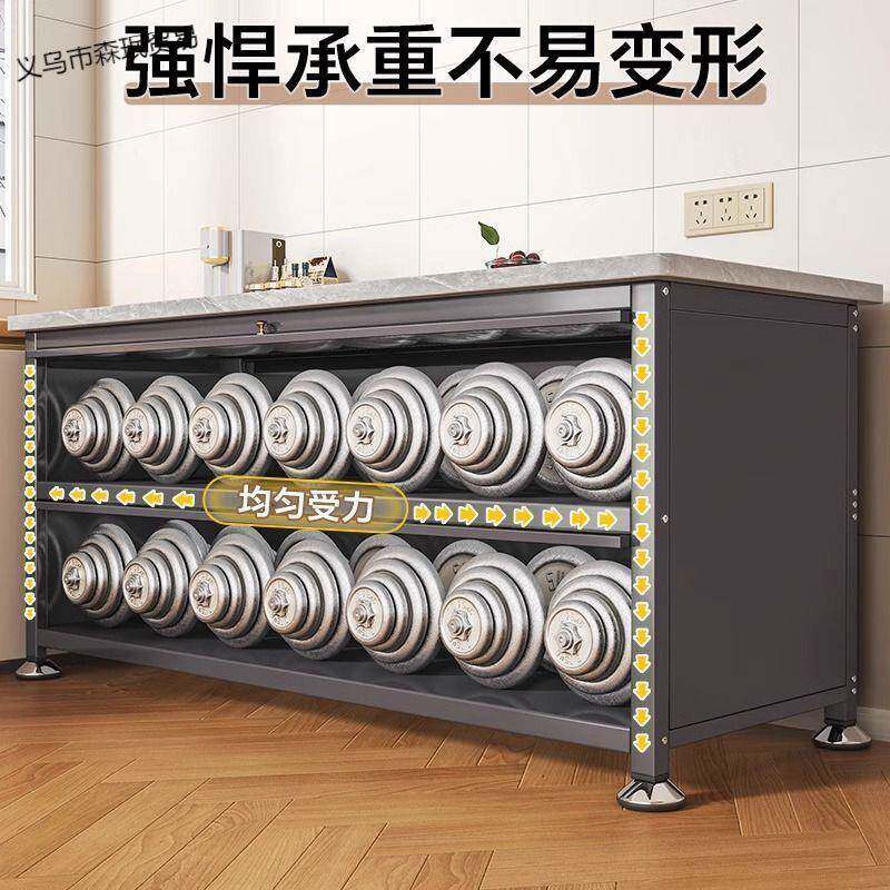 多功能置物架落地多碗义乌市森橱房柜子餐边厨收层纳靠墙微波炉体