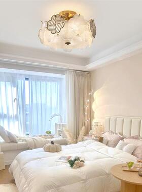 客厅吸灯法式轻水顶晶主卧现代简约2025年70405新奢奶油风款餐厅