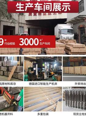 3XKA04不不别锈钢工程立柱栏杆商场钢化玻璃栏杆墅室外工地锈钢护