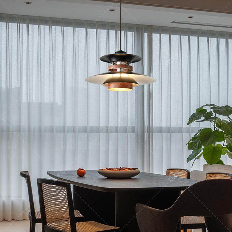 全光谱日原风ph5轨道吊灯式可移餐575桌饭厅吧台位岛木飞碟餐厅吊,家装灯饰光源,智能吊灯,淘宝优惠券,粉丝福利购,淘宝优惠卷
