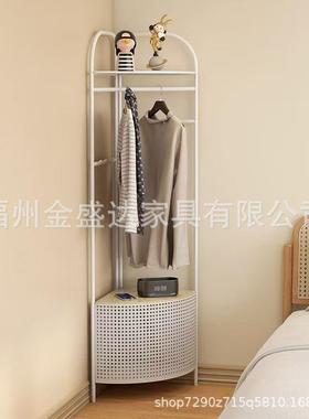 角衣转帽服架落地卧室床头柜轻奢脏衣篓客厅角落拐角衣VBZ收纳衣