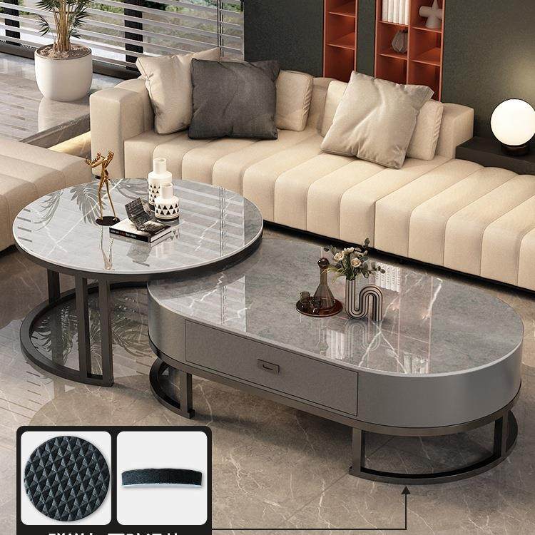 225新款岩板985几客厅家用简小户型折叠简易0极小型茶桌轻奢茶感,住宅家具,茶几,淘宝优惠券,粉丝福利购,淘宝优惠卷