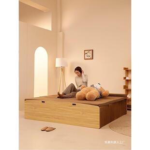 折叠床风琴纸隐形缩伸发简约新款午睡沙床床移动纸板床KFX成人其