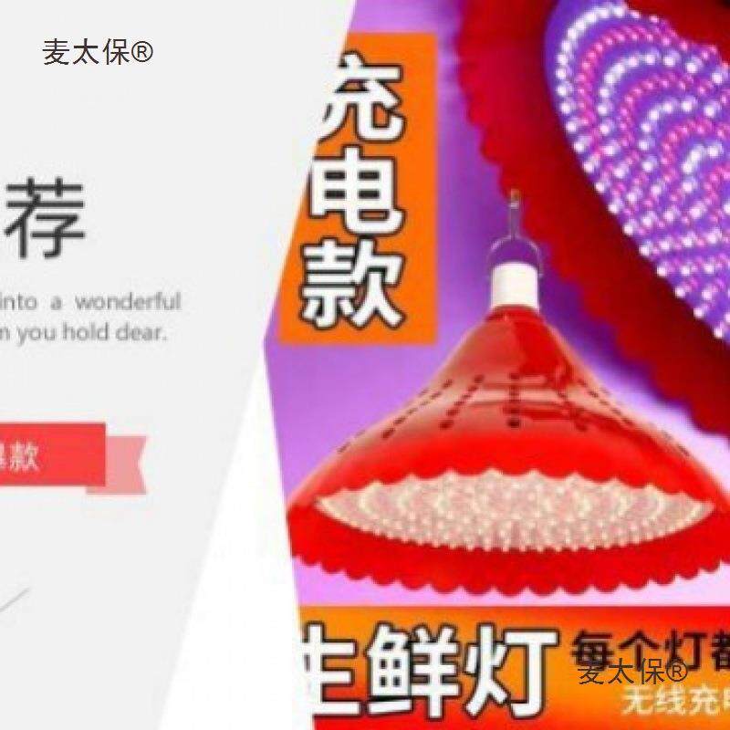 充电生鲜熟食卤充电款味鸭货水果冷鲜灯肉夜市色摆摊应急便携上麦