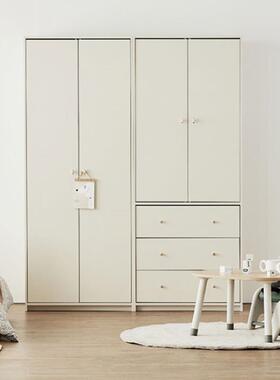 0J定制实衣OSV柜家用女小户橱型平开门简易衣柜男孩卧室木收