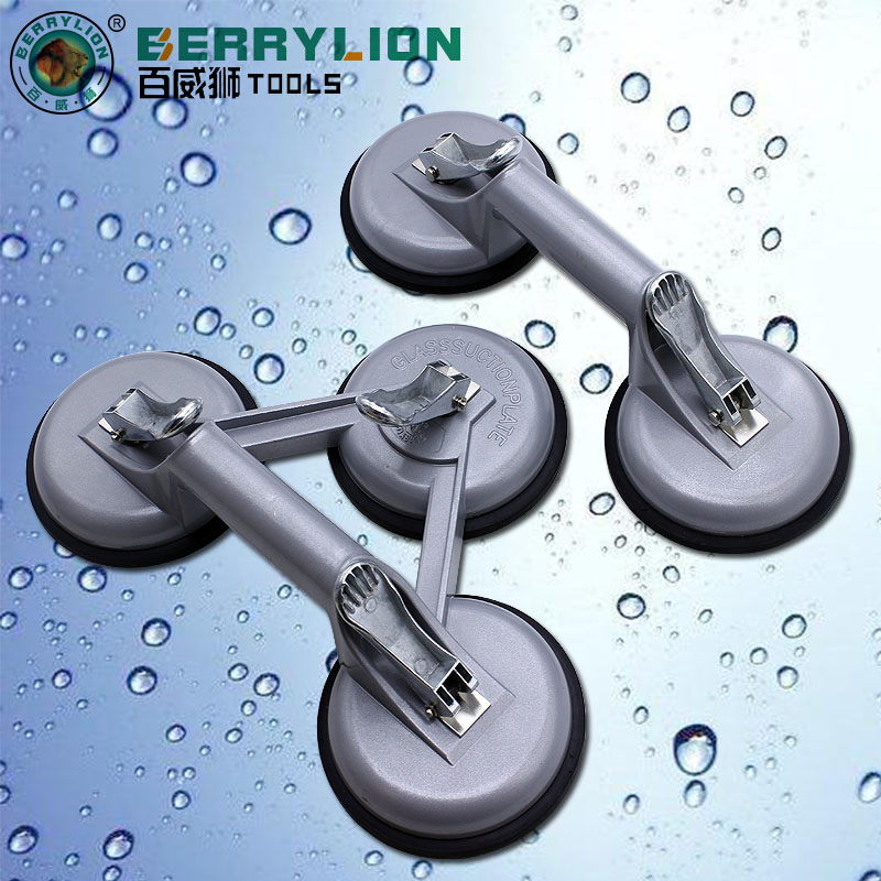 钢化玻璃吸盘强力铝合金重型吸提器工业级三爪二爪大理石玻璃吸盘