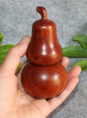 实用小摆件红木工艺品木雕缅甸手工花梨木牙签盒子民族风中式古典