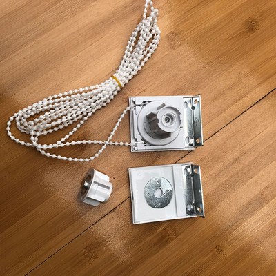 卷帘支架拉姆斯升降窗帘拉绳四方头安装码卷轴配件手动拉珠重型密