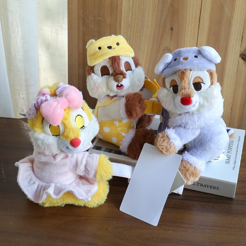 花栗鼠窗帘绑带奇奇蒂蒂克莉丝 卡通窗帘扣可爱松鼠车载装饰公仔