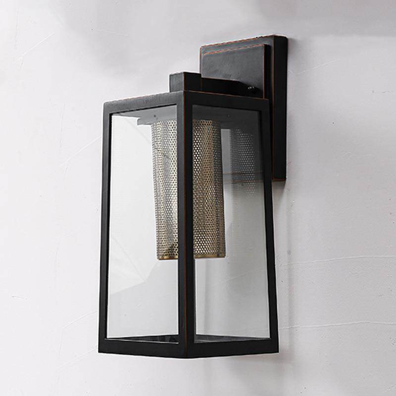 美式壁灯N006--常现代简约室户外阳台防水壁灯走廊过道花外园壁外