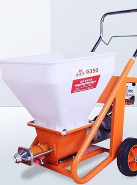 大率砂真粉浆防火涂料PYS喷漆机石漆喷涂机吊篮功石膏腻子一体机