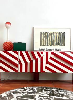 现代简用约漆餐边柜木入户实玄关柜烤家储物WLR柜装饰柜靠墙茶水