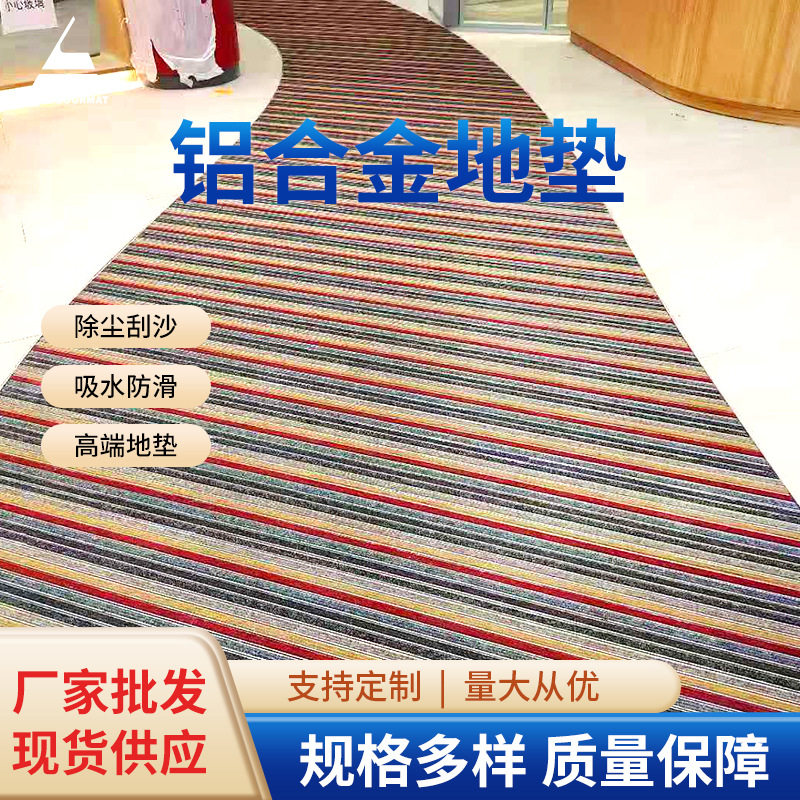 嵌入式铝合金地垫LOGO除尘刮沙