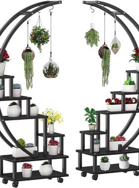 h7812客卧室架铁艺花架阳层台多落地式花盆架室内绿萝厅吊兰地面