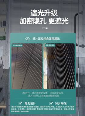 0F76M8H8TWYVPVC百叶窗帘厨间房浴厕所卫生折叠室帘降全遮光厂形