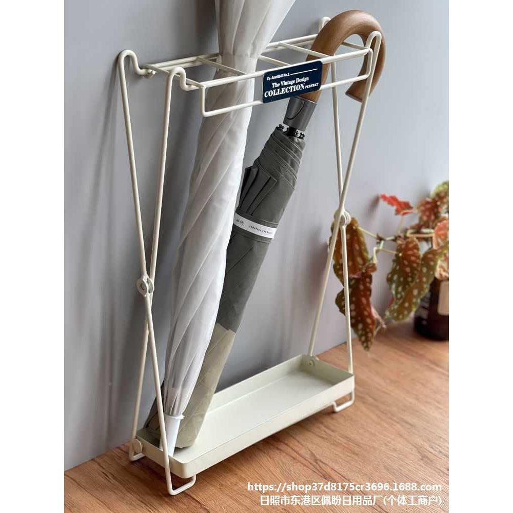 日式466简约复古铁雨收伞纳架艺架家用家居商店门口置物可架折叠