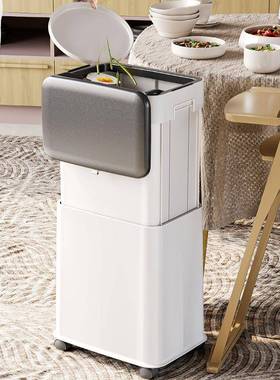 降所垃圾IJK65561桶家款大容量带盖厨房厕升卫生间客厅办公室用纸